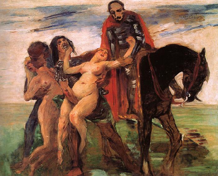 Lovis Corinth Frauenraub oil painting picture